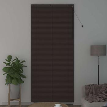 ARDEBO.de - Venezianische Jalousie Dunkelbraun 110 x 250 cm 35 mm