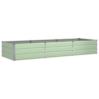 Pflanzkübel Pastellgrün 290 x 100 x 45 cm Verzinkter Stahl