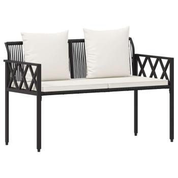 Bänke für Outdoor 2 -Seater 116 x 56 x 75 cm Poly-Rattan