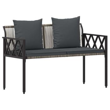 Bänke für Outdoor 2 -Seater 116 x 56 x 75 cm Poly-Rattan