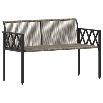 Bänke für Outdoor 2 -Seater 116 x 56 x 75 cm Poly-Rattan