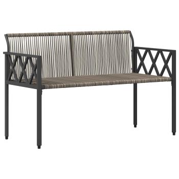 Bänke für Outdoor 2 -Seater 116 x 56 x 75 cm Poly-Rattan