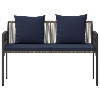 Bänke für Outdoor 2 -Seater 116 x 56 x 75 cm Poly-Rattan