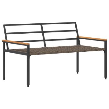 Bank Outdoor 2 -Seater 116 x 67,5 x 72 cm Poly-Rattan