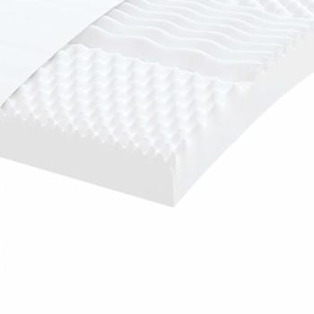 Schaumstoffmatratze 75 x 190 cm Weiß