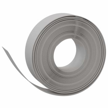 Gartenumrandung 25 m 15 cm PE Grau