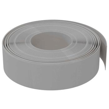 Gartenumrandung 25 m 15 cm PE Grau