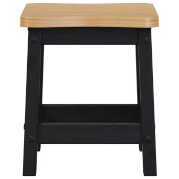 Barhocker EKAI 2 Stk. Schwarz 40 x 29 x 45,5 cm