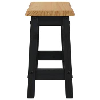 Barhocker EKAI 2 Stk. Schwarz 40 x 29 x 45,5 cm