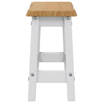 Barhocker EKAI 2 Stk. Weiß 40 x 29 x 45,5 cm