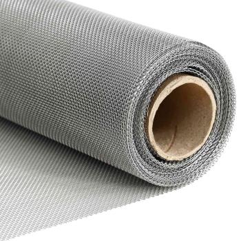 Mesh Bildschirm 20 x 2000 cm 20 Mesh Edelstahl 201 Silber