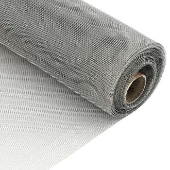 Mesh Bildschirm 100 x 500 cm 20 Mesh Edelstahl 201 Silber