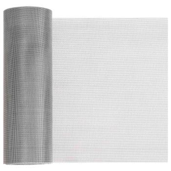 ARDEBO.de - Mesh Bildschirm 20 x 1000 cm 30 Mesh Edelstahl 201 Silber