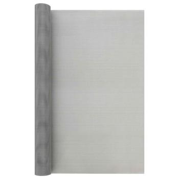 ARDEBO.de - Mesh Bildschirm 80 x 500 cm 30 Mesh Edelstahl 201 Silber