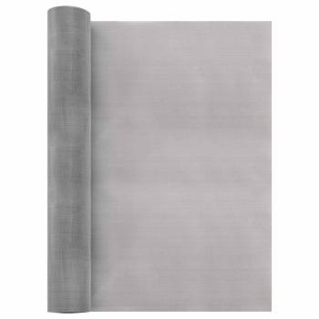 ARDEBO.de - Mesh Bildschirm 40 x 500 cm 60 Mesh Edelstahl 201 Silber