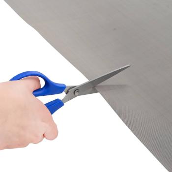 Mesh Bildschirm 120 x 500 cm 120 Mesh Edelstahl 201 Silber
