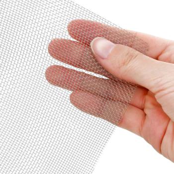 Drahtgeflecht 20 x 1000 cm 18 Mesh Edelstahl 304 Silber