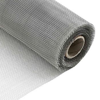 Drahtgeflecht 120 x 2000 cm 18 Mesh Edelstahl 304 Silber