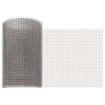 ARDEBO.de - Mesh Bildschirm 20 x 1000 cm 3 Mesh Edelstahl 201 Silber