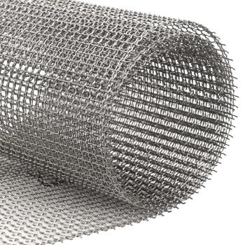 Mesh Bildschirm 40 x 1000 cm 3 Mesh Edelstahl 201 Silber