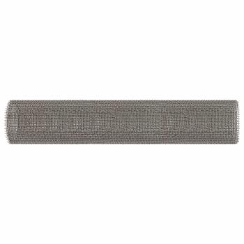 Mesh Bildschirm 60 x 200 cm 3 Mesh Edelstahl 201 Silber