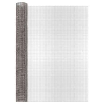 ARDEBO.de - Mesh Bildschirm 100 x 200 cm 3 Mesh Edelstahl 201 Silber