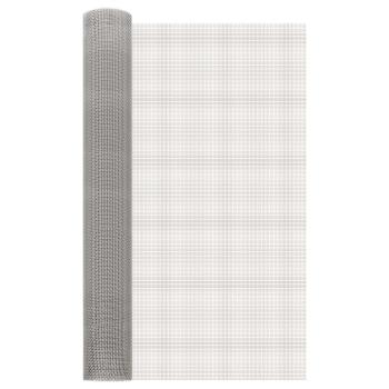 ARDEBO.de - Mesh Bildschirm 80 x 200 cm 6 Mesh Edelstahl 201 Silber