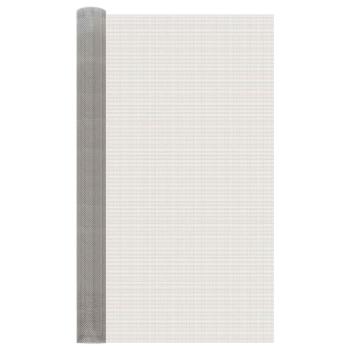 ARDEBO.de - Mesh Bildschirm 6 Mesh 120 x 200 cm Edelstahl 201 Silber