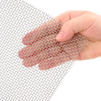 Mesh Bildschirm 60 x 1000 cm 8 Mesh Edelstahl 201 Silber