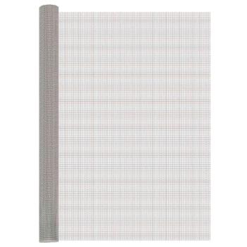 ARDEBO.de - Mesh Bildschirm 120 x 500 cm 8 Mesh Edelstahl 201 Silber