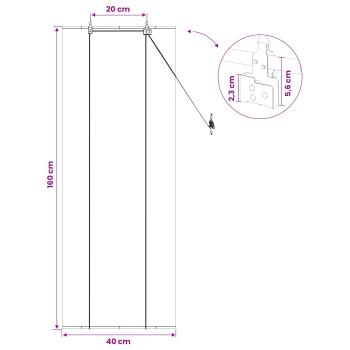 Rollo Natur 40 x 160 cm Bambus