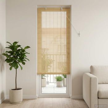 ARDEBO.de - Rollo Natur 60 x 220 cm Bambus