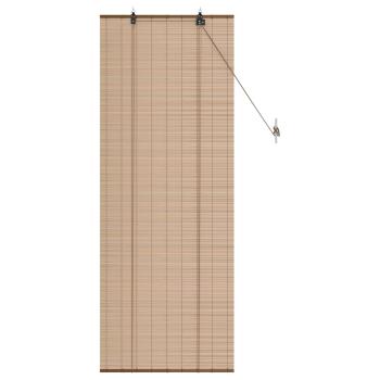 Rollo Braun 50 x 160 cm Bambus