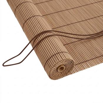 Rollo Braun 130 x 160 cm Bambus
