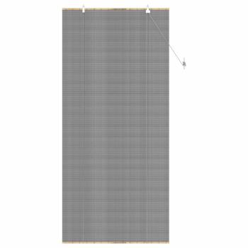 Rollo Grau 80 x 220 cm Bambus