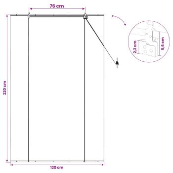 Rollo Grau 120 x 220 cm Bambus