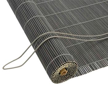 Rollo Grau 140 x 160 cm Bambus
