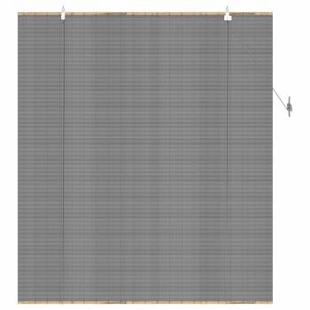 Rollo Grau 140 x 160 cm Bambus