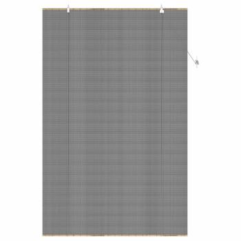 Rollo Grau 150 x 220 cm Bambus