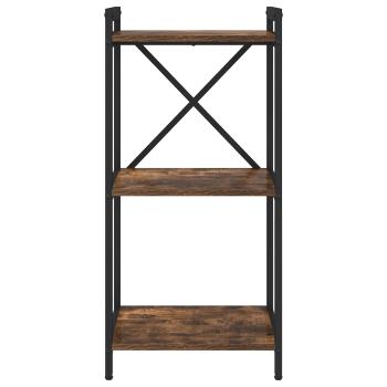 Bücherregal 40 x 30 x 85 cm Holzwerkstoff Geräucherte Eiche