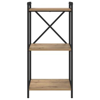 Bücherregal 40 x 30 x 85 cm Holzwerkstoff Artisan-Eiche