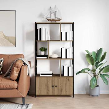 ARDEBO.de - B?cherregal 80 x 30 x 155,5 cm Holzwerkstoff Artisan-Eiche