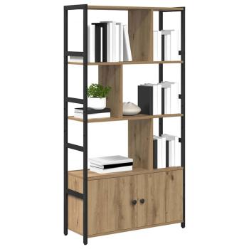 B?cherregal 80 x 30 x 155,5 cm Holzwerkstoff Artisan-Eiche