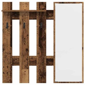 Wandmontierter nachttisch Wandhalterung Altholz Holzwerkstoff