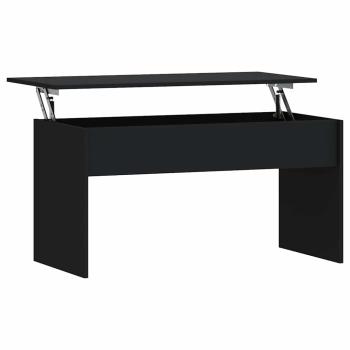 Couchtisch Schwarz 102x50,5x52,5 cm Holzwerkstoff