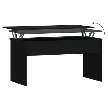 Couchtisch Schwarz 102x50,5x52,5 cm Holzwerkstoff