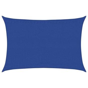 Sonnensegel 160 g/m² Rechteckig Blau 3,5x5 m HDPE