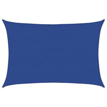 Sonnensegel 160 g/m² Rechteckig Blau 5x7 m HDPE
