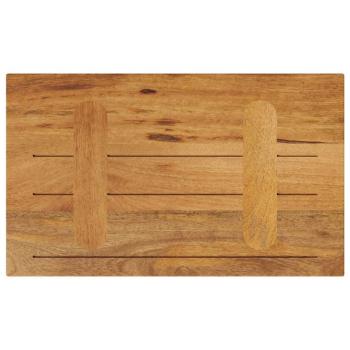 Tischplatte 40x30x2,5 cm Rechteckig Massivholz Mango