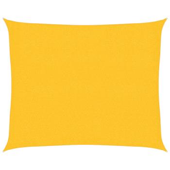 Sonnensegel 160 g/m² Gelb 2,5x3 m HDPE